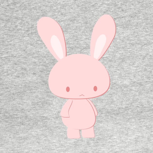 Cute Little Pink Bunny by CeeGunn